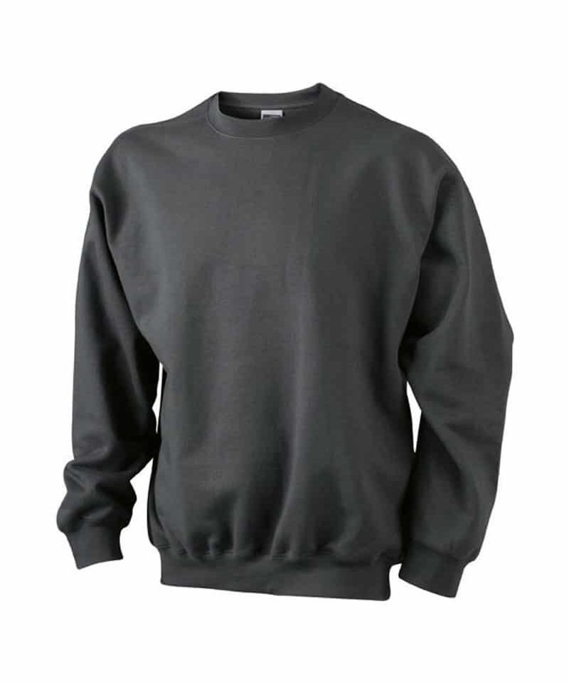 Felpe bambino girocollo James Nicholson JN040K 37 Felpe-bambino-personalizzate-girocollo-James-and-nicholson-JN040K-grigio-grafite