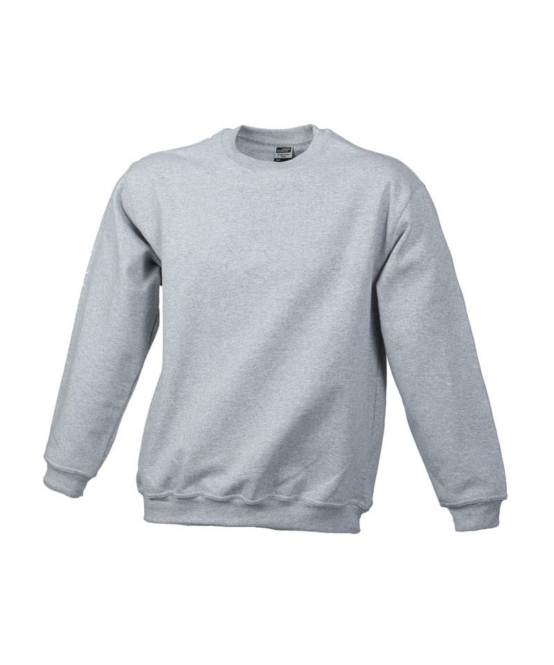 Felpe-bambino-personalizzate-girocollo-James-and-nicholson-JN040K-grigio-melange-medio