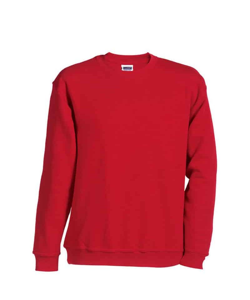 Felpe-bambino-personalizzate-girocollo-James-and-nicholson-JN040K-rosso