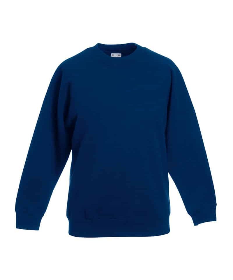 Felpe-girocollo-bambino-personalizzate-fruit-of-the-loom-FR620390-blu-navy