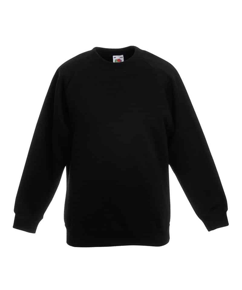 Felpe-girocollo-bambino-personalizzate-fruit-of-the-loom-FR620390-nero