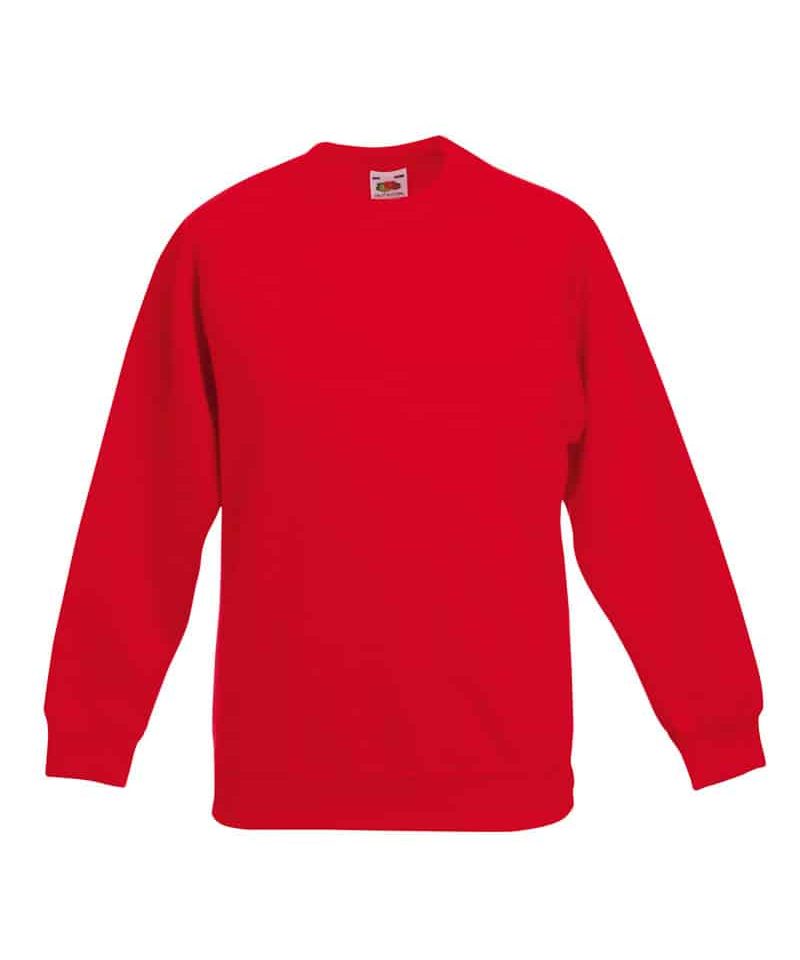 Felpe-girocollo-bambino-personalizzate-fruit-of-the-loom-FR620390-rosso