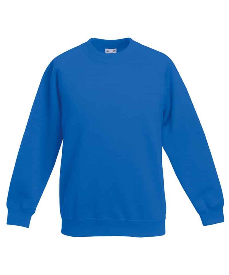 Felpe girocollo Fruit of the Loom bambino FR620330 13 Felpe-girocollo-personalizzate-fruit-of-the-loom-bambino-FR620330-blu-royal