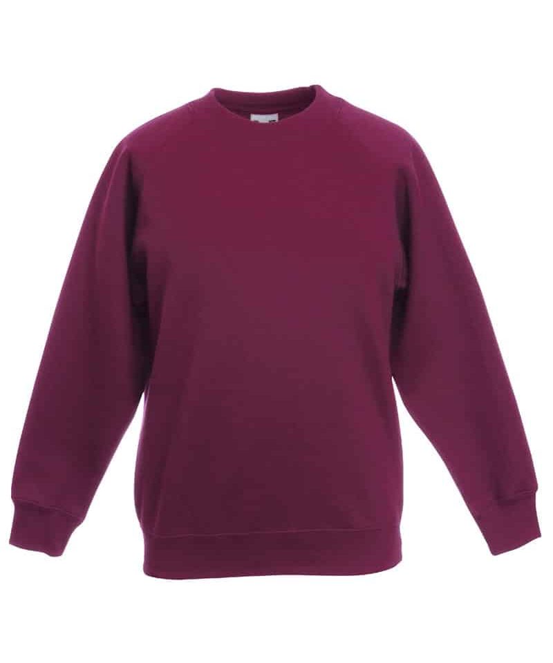 Felpe-girocollo-personalizzate-fruit-of-the-loom-bambino-FR620330-bordeaux