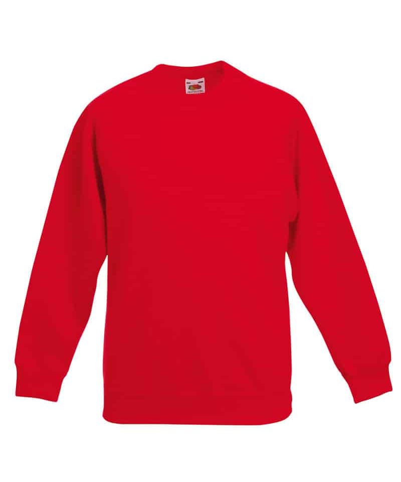 Felpe girocollo Fruit of the Loom bambino FR620330 10 Felpe-girocollo-personalizzate-fruit-of-the-loom-bambino-FR620330-rosso