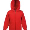 Felpe bambino cappuccio e zip Fruit of the Loom FR620350 2 Felpe bambino cappuccio e zip Fruit of the Loom FR620350 rosso
