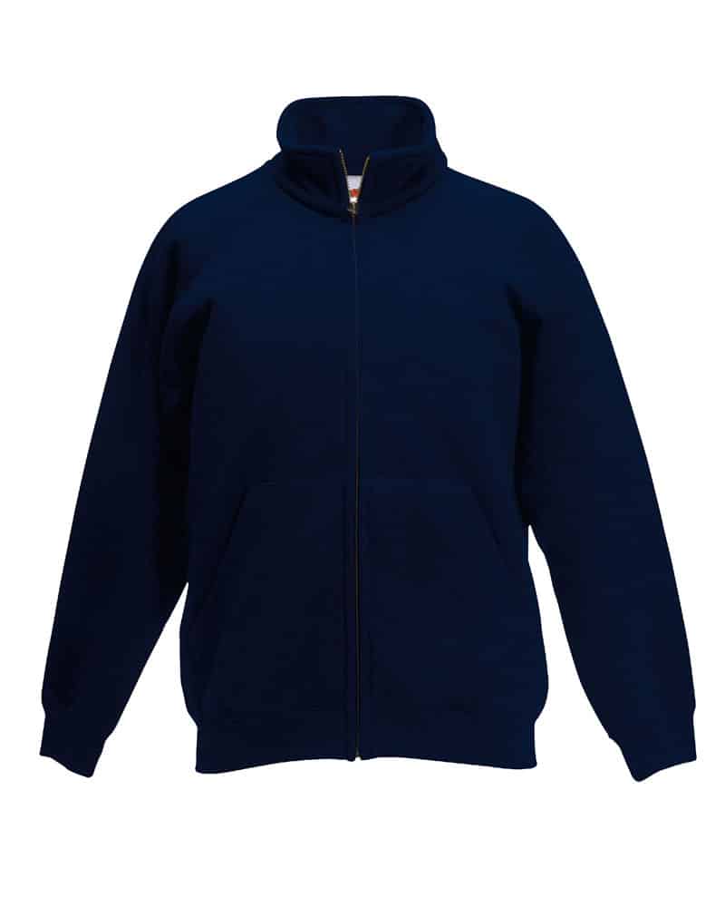 Felpe Ragazzo 14 Anni Felpa Con Cappuccio Fruit Of The Loom Per Bambini - Zip Frontale, 5 Colori Disponibili Per Tutte Le Età Felpa Bambino Cotone Poliestere