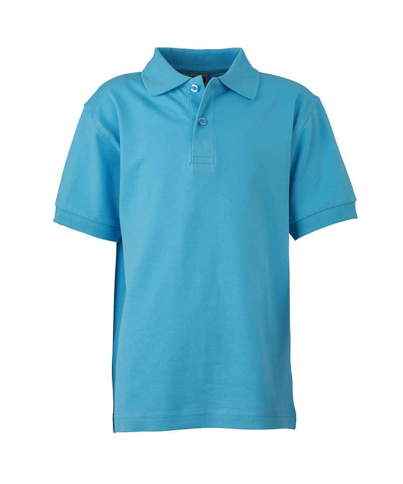 Polo bambino manica corta James Nicholson JN070K 37 Polo-bambino-manica-corta-James-Nicholson-JN070K-azzurro-cielo