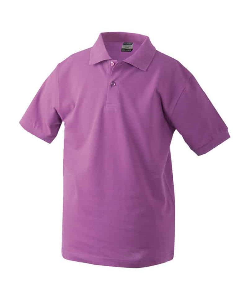 Polo bambino manica corta James Nicholson JN070K 42 Polo-bambino-manica-corta-James-Nicholson-JN070K-ciclamino
