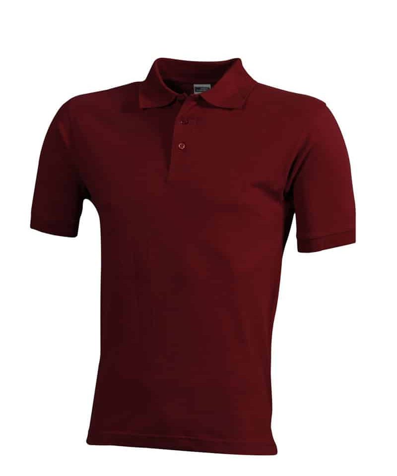 Polo bambino manica corta James Nicholson JN070K 58 Polo-bambino-manica-corta-James-Nicholson-JN070K-rosso-vinaccia