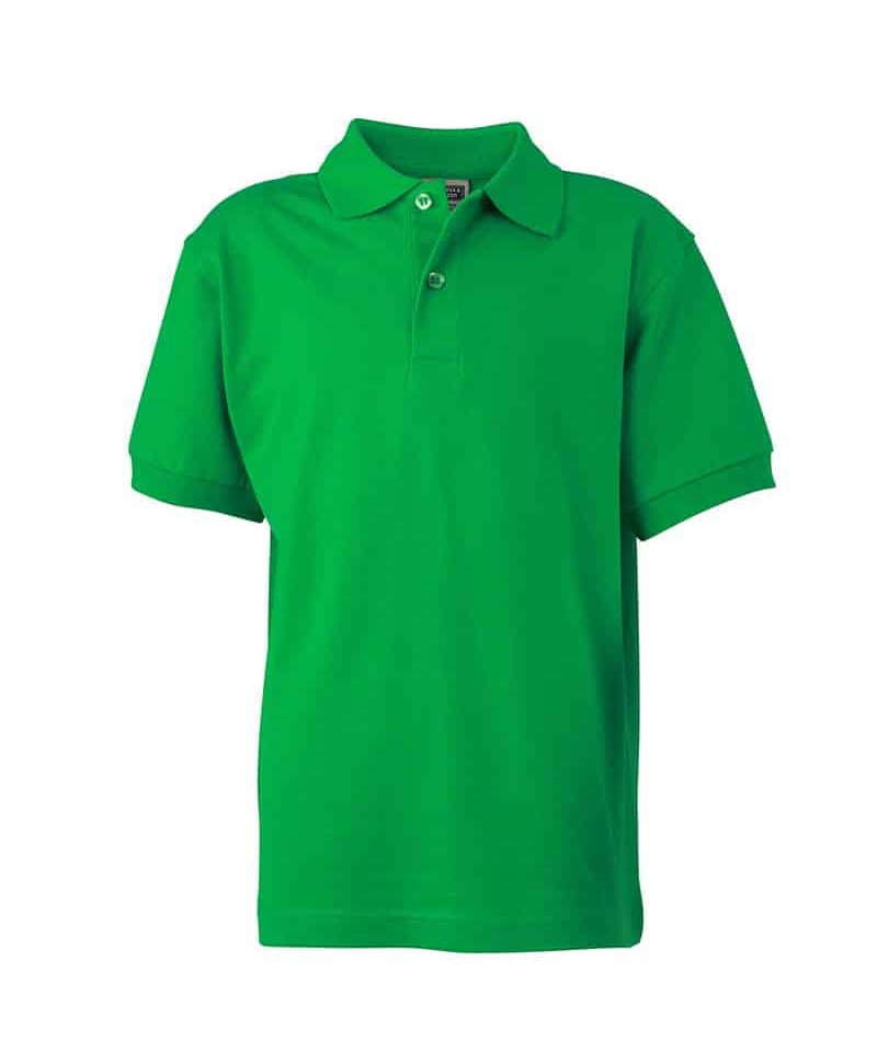 Polo bambino manica corta James Nicholson JN070K 64 Polo-bambino-manica-corta-James-Nicholson-JN070K-verde-prato