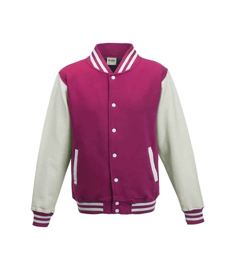 felpa-bambino-giacca-baseball-personalizzate-JH043J-fucsia-bianco