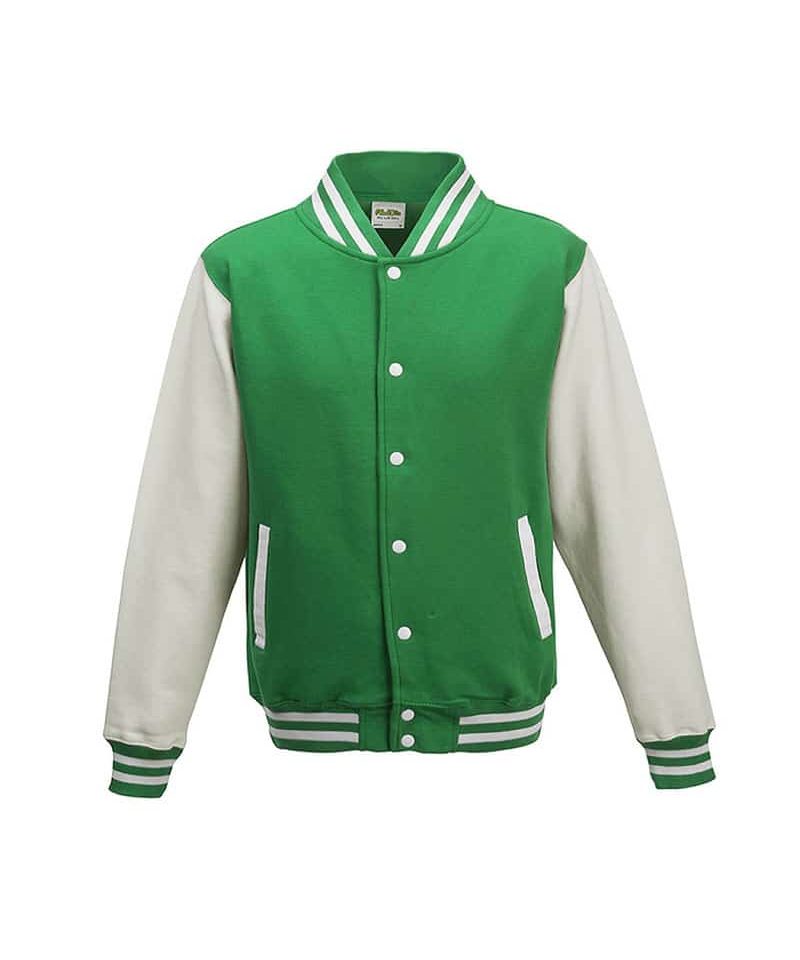 felpa-bambino-giacca-baseball-personalizzate-JH043J-verde-bianco