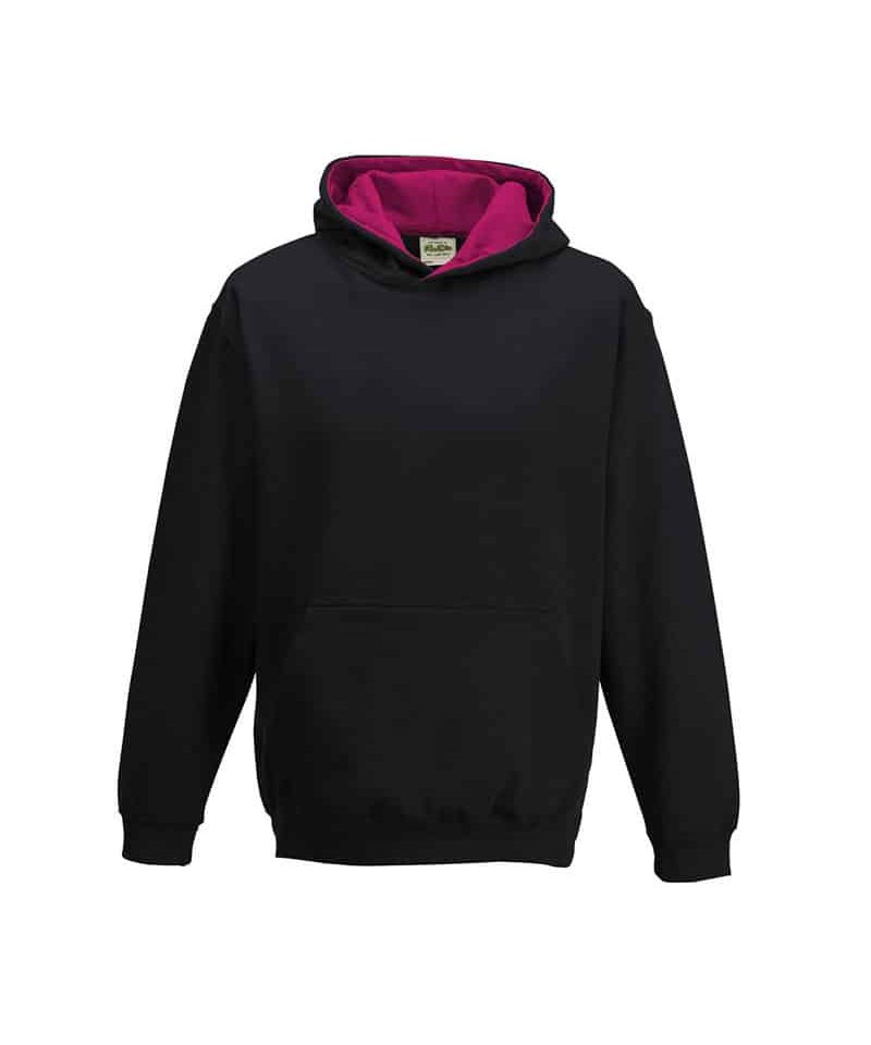 Felpe bambino bicolore Just Hood JH003J 19 felpe-bambino-bicolore-personalizzate-JH003J-blu-fucsia