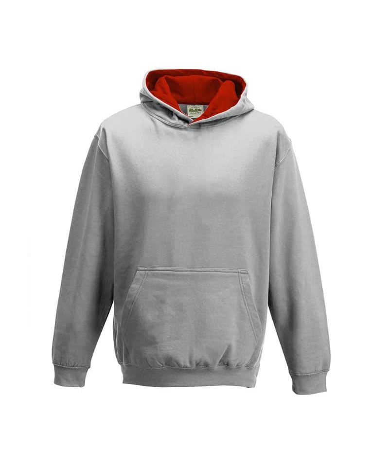 Felpe bambino bicolore Just Hood JH003J 26 felpe-bambino-bicolore-personalizzate-JH003J-grigio-blu-navy