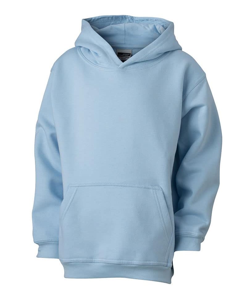 Felpe bambino con cappuccio James Nicholson JN047K 38 felpe-bambino-con-cappuccio-James-and-Nicholson-JN047K-azzurro-pastello