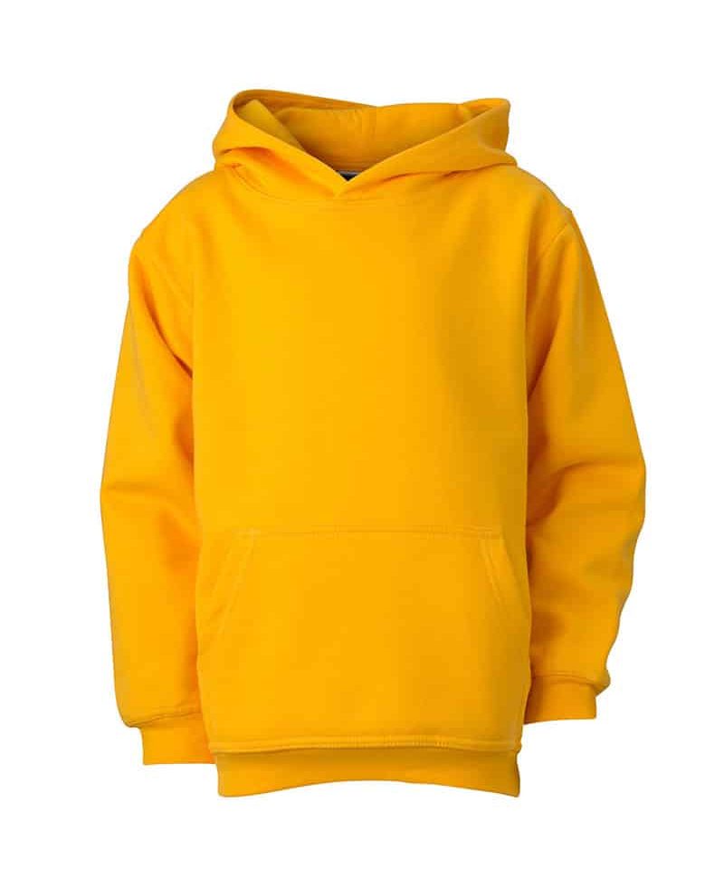 Felpe bambino con cappuccio James Nicholson JN047K 42 felpe-bambino-con-cappuccio-James-and-Nicholson-JN047K-giallo-oro