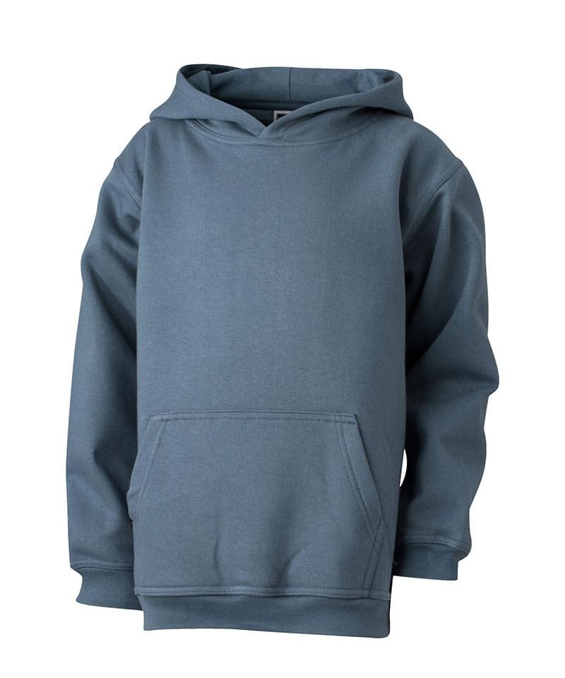 Felpe bambino con cappuccio James Nicholson JN047K 36 felpe-bambino-con-cappuccio-James-and-Nicholson-JN047K-grigio-carbone