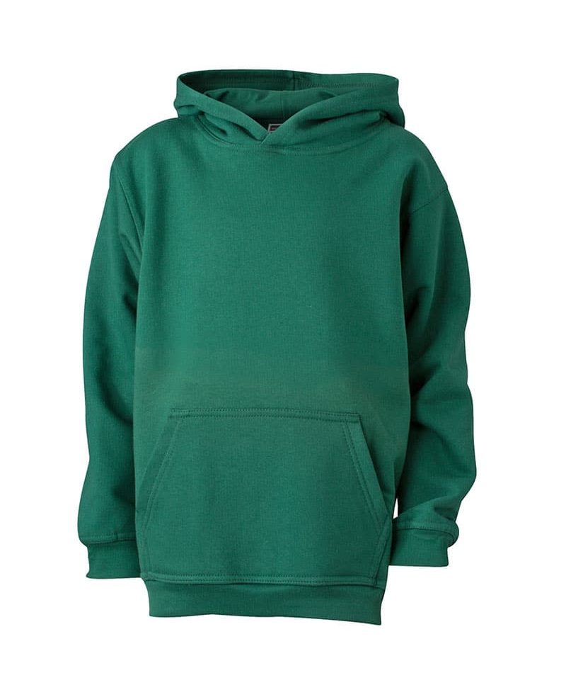 Felpe bambino con cappuccio James Nicholson JN047K 44 felpe-bambino-con-cappuccio-James-and-Nicholson-JN047K-verde-bottiglia