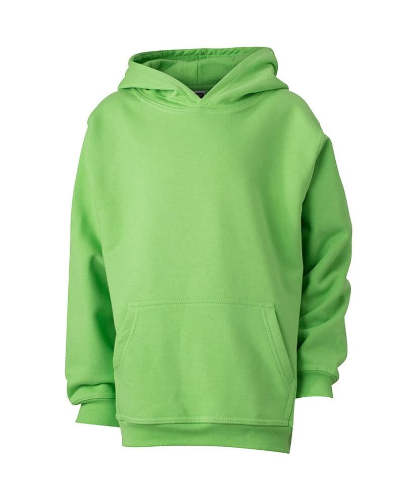 Felpe bambino con cappuccio James Nicholson JN047K 37 felpe-bambino-con-cappuccio-James-and-Nicholson-JN047K-verde-lime