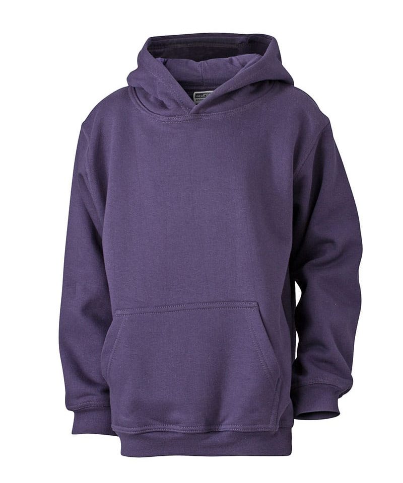 Felpe bambino con cappuccio James Nicholson JN047K 47 felpe-bambino-con-cappuccio-James-and-Nicholson-JN047K-viola-porpora
