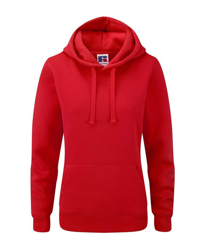 Felpe donna con cappuccio e tasca a marsupio Russell JE265F 23 Felpe-donna-con-cappuccio-Jerzees-JE265F-rosso
