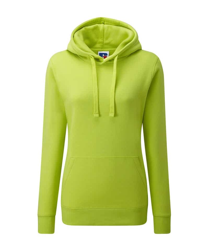 Felpe donna con cappuccio e tasca a marsupio Russell JE265F 24 Felpe-donna-con-cappuccio-Jerzees-JE265F-verde-lime