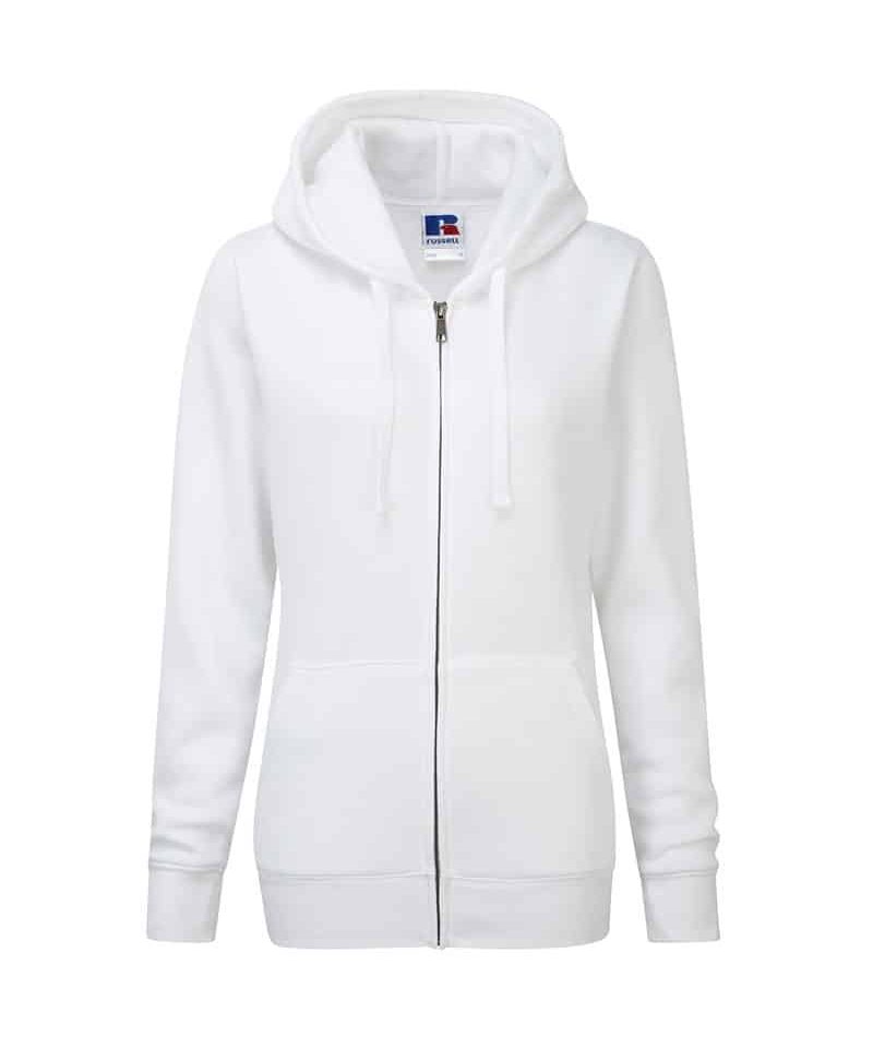 Felpe donna con cappuccio e zip Russell Jerzees JE266F 13 Felpe-donna-con-cappuccio-e-zip-Jerzees-JE266F-bianco
