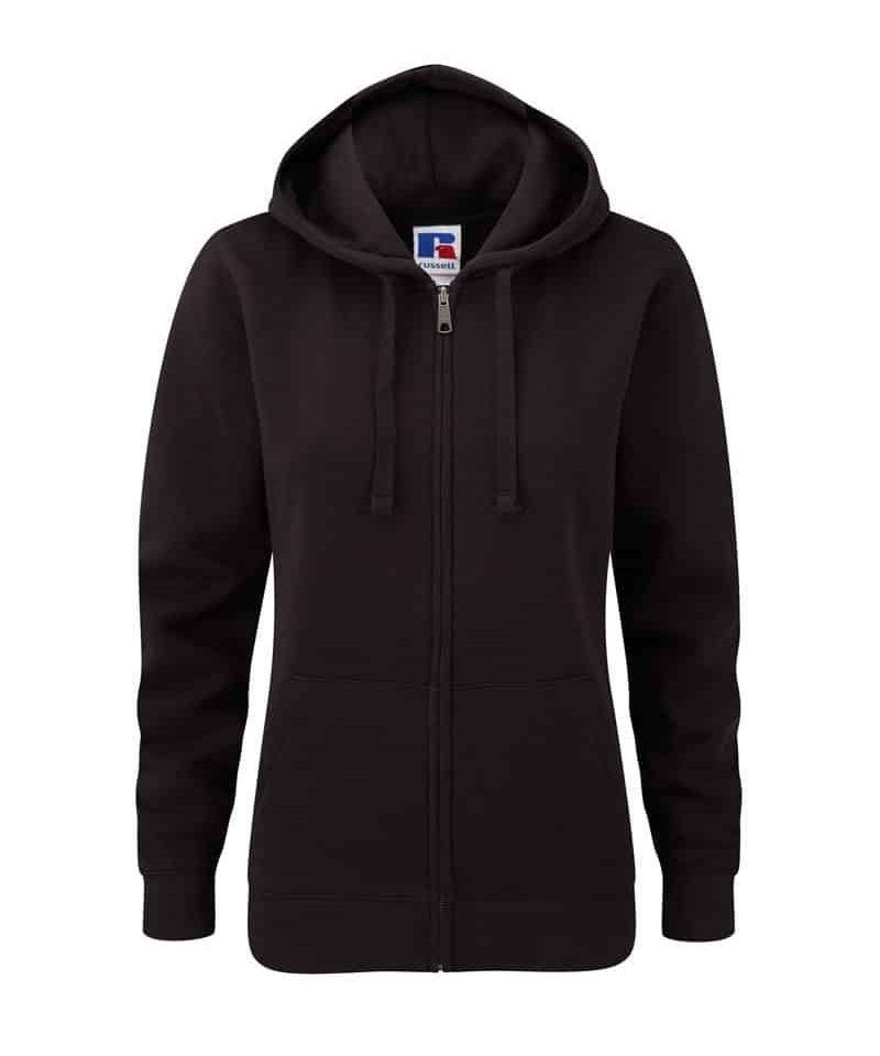 Felpe donna con cappuccio e zip Russell Jerzees JE266F 21 Felpe-donna-con-cappuccio-e-zip-Jerzees-JE266F-nero