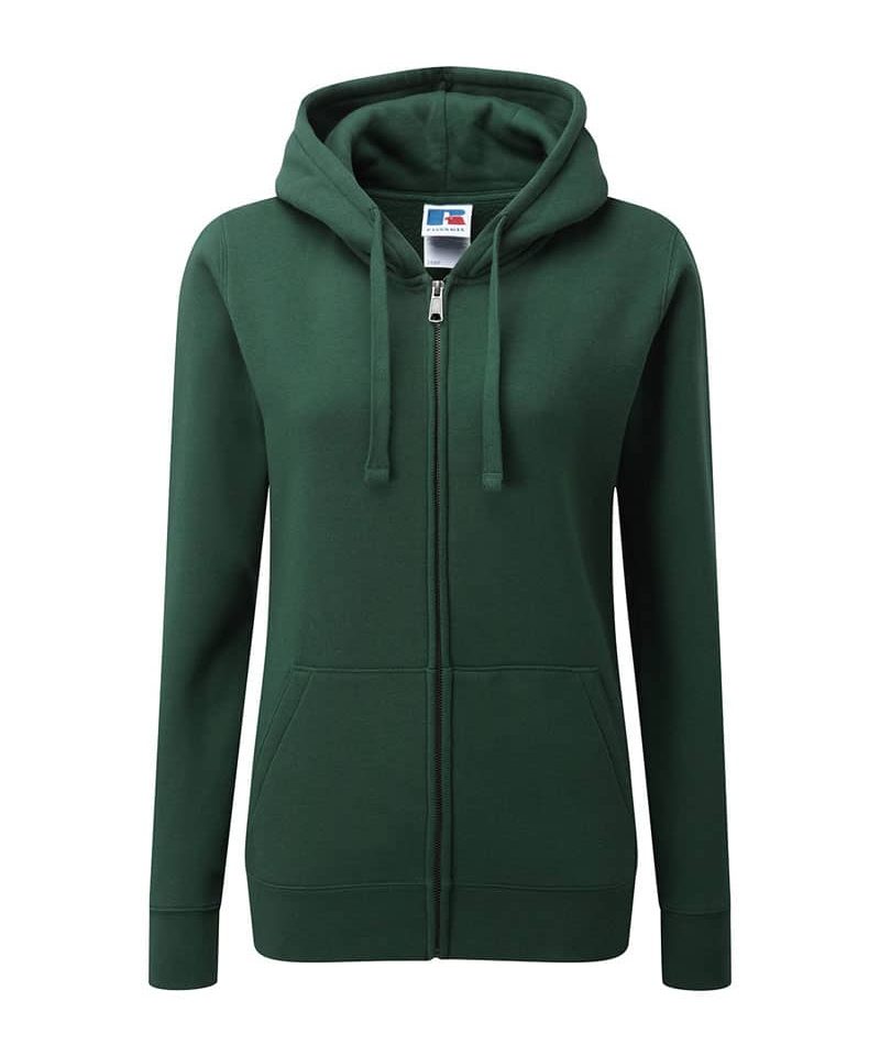 Felpe donna con cappuccio e zip Russell Jerzees JE266F 20 Felpe-donna-con-cappuccio-e-zip-Jerzees-JE266F-verde-bottiglia