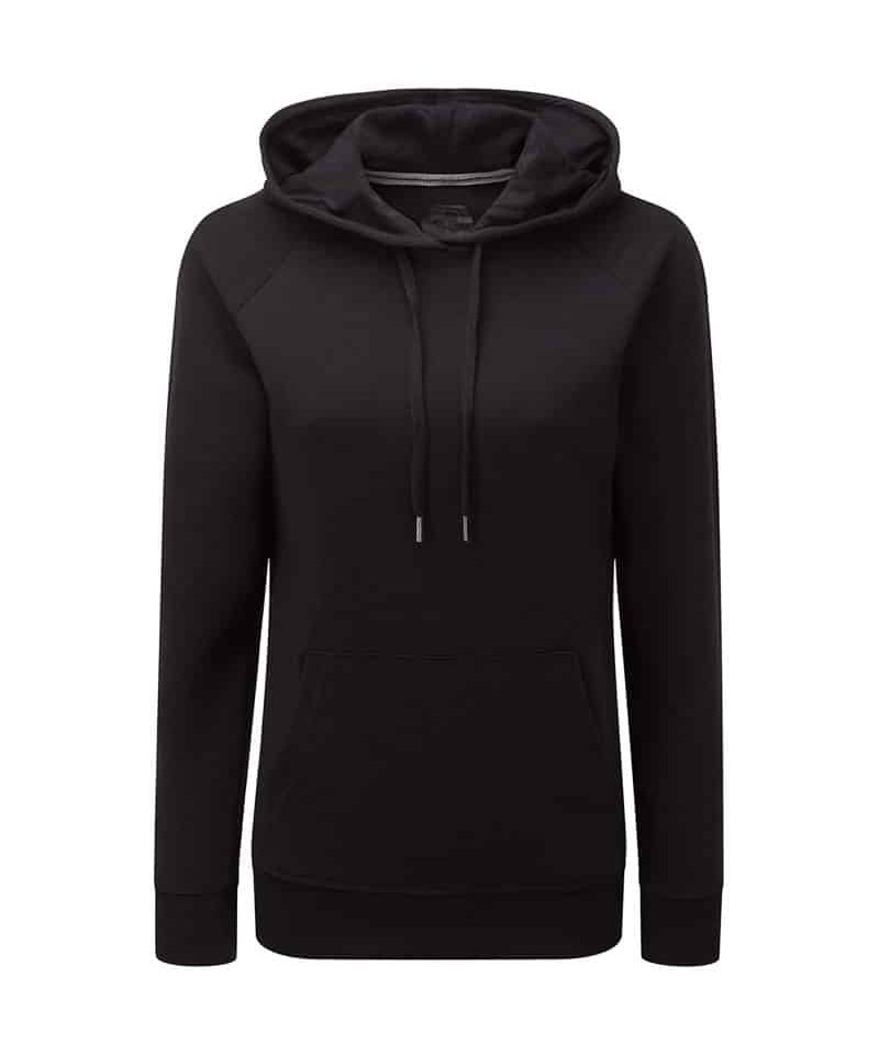 Felpe donna con cappuccio tessuto melange Jerzees JE281F 26 Felpe-donna-con-cappuccio-tessuto-melange-Jerzees-JE281F-nero