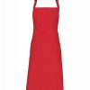 Grembiule con pettorina in poliestere Premier PR167 1 Grembiule-con-pettorina-in-poliestere-Premier-PR167-rosso