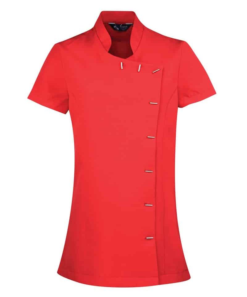Grembiule-tunica-donna-PR682-rosso-fragola
