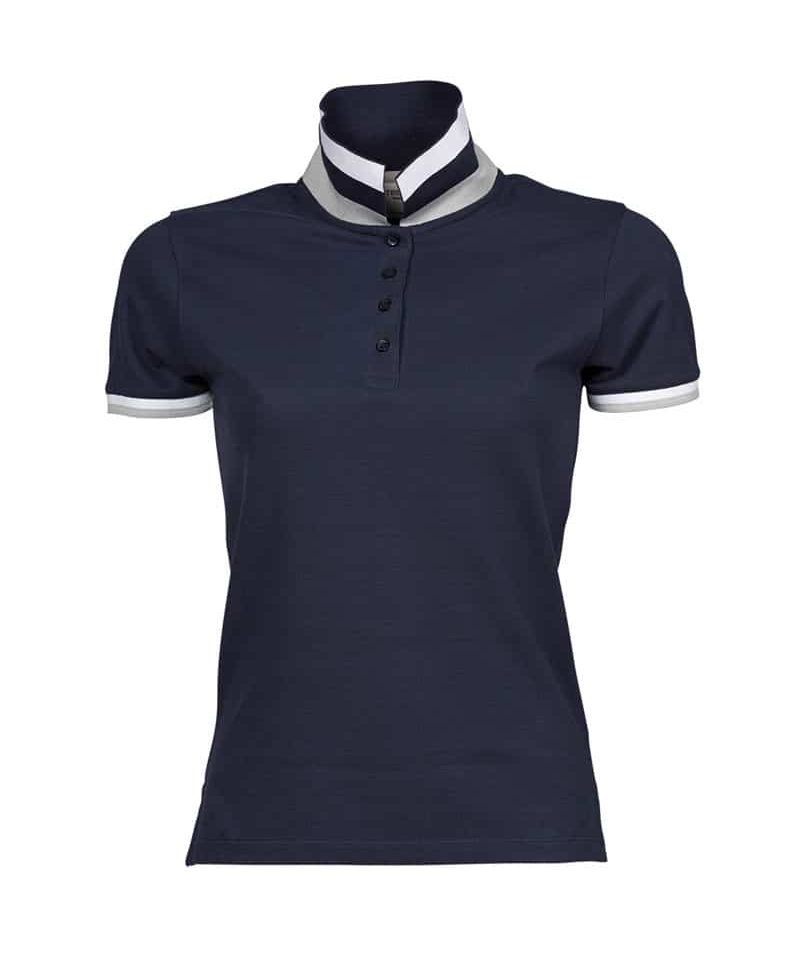 Polo donna con colletto a righe TJ1403 8 Polo-donna-con-colletto-a-righe-TJ1403-blu-navy