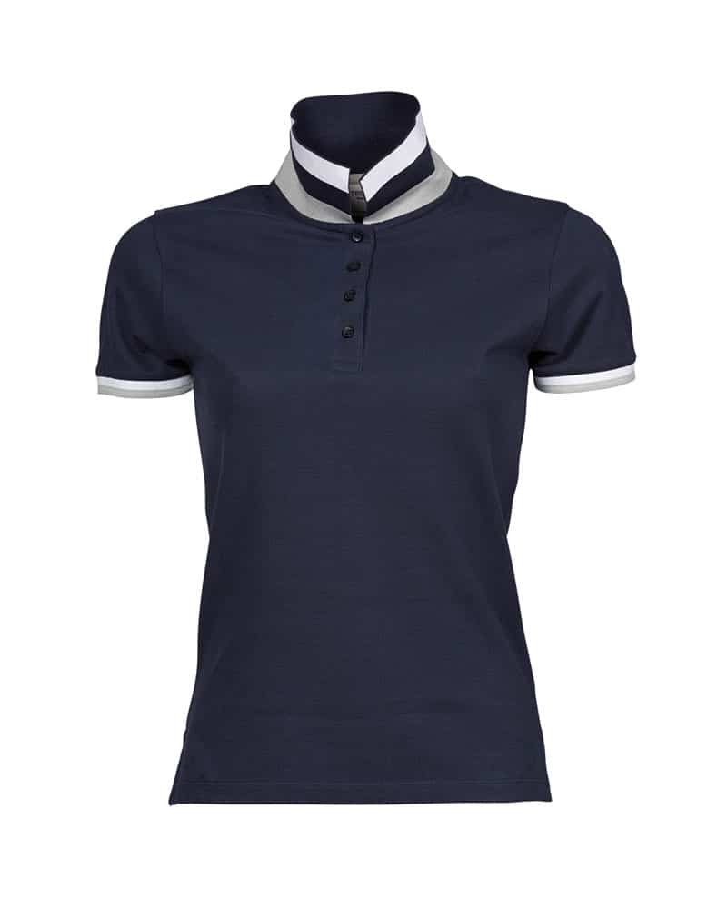 Polo donna con colletto a righe TJ1403 5 Polo-donna-con-colletto-a-righe-TJ1403-blu-navy
