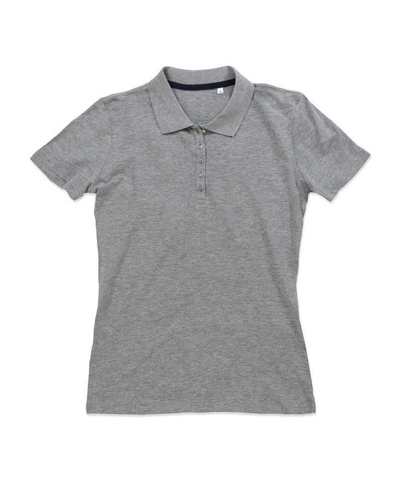 Polo donna manica corta Stedman ST9150 27 Polo-donna-manica-corta-Stedman-ST9150-grigio-melange