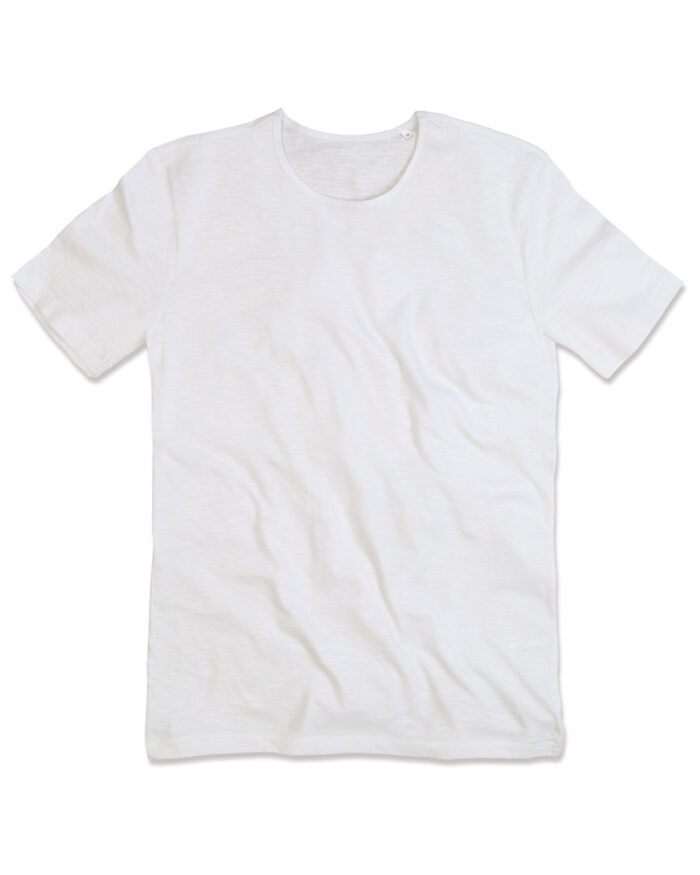 T-shirt-personalizzate-fiammata-manica-corta-Stedman-ST9400-bianco