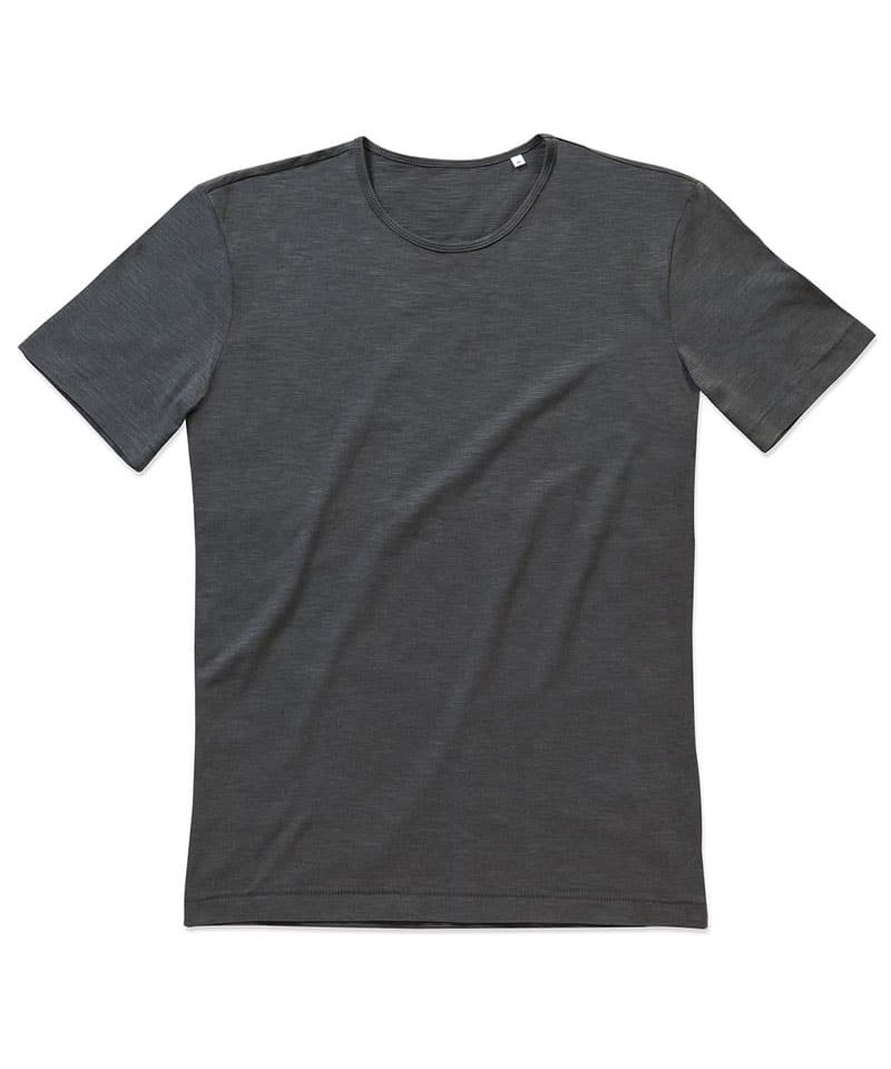 T-shirt uomo girocollo fiammata Stedman ST9400 17 T-shirt-personalizzate-fiammata-manica-corta-Stedman-ST9400-grigio-scuro