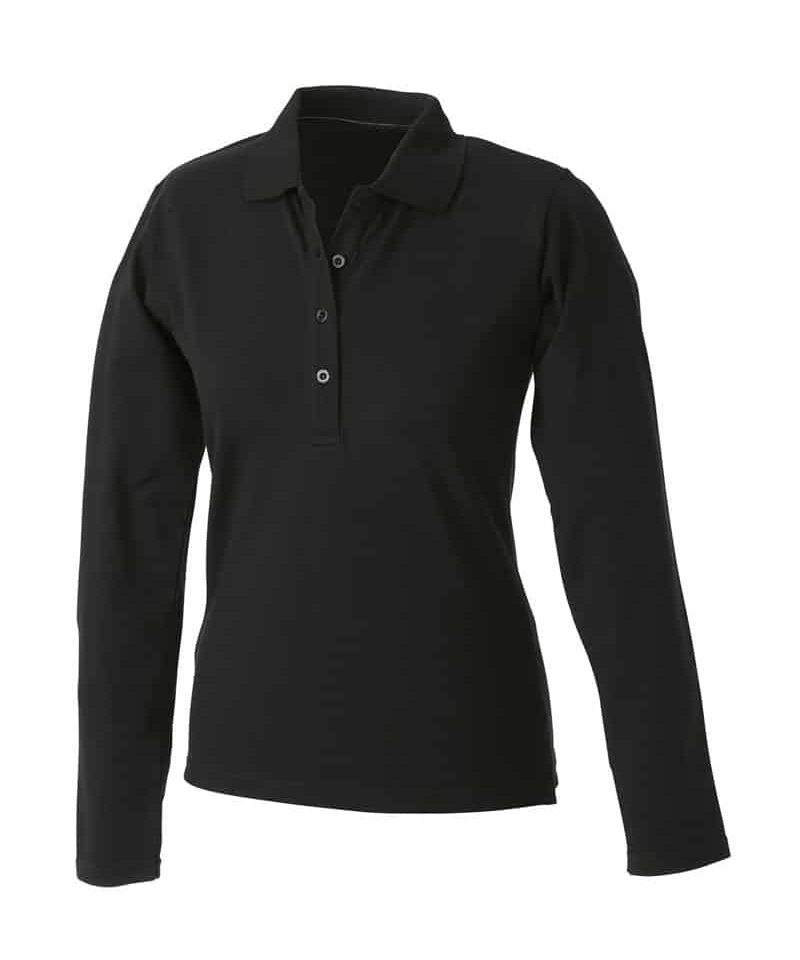 Polo donna elasticizzata manica lunga JN180 15 polo-donna-elasticizzata-manica-lunga-JN180-nero