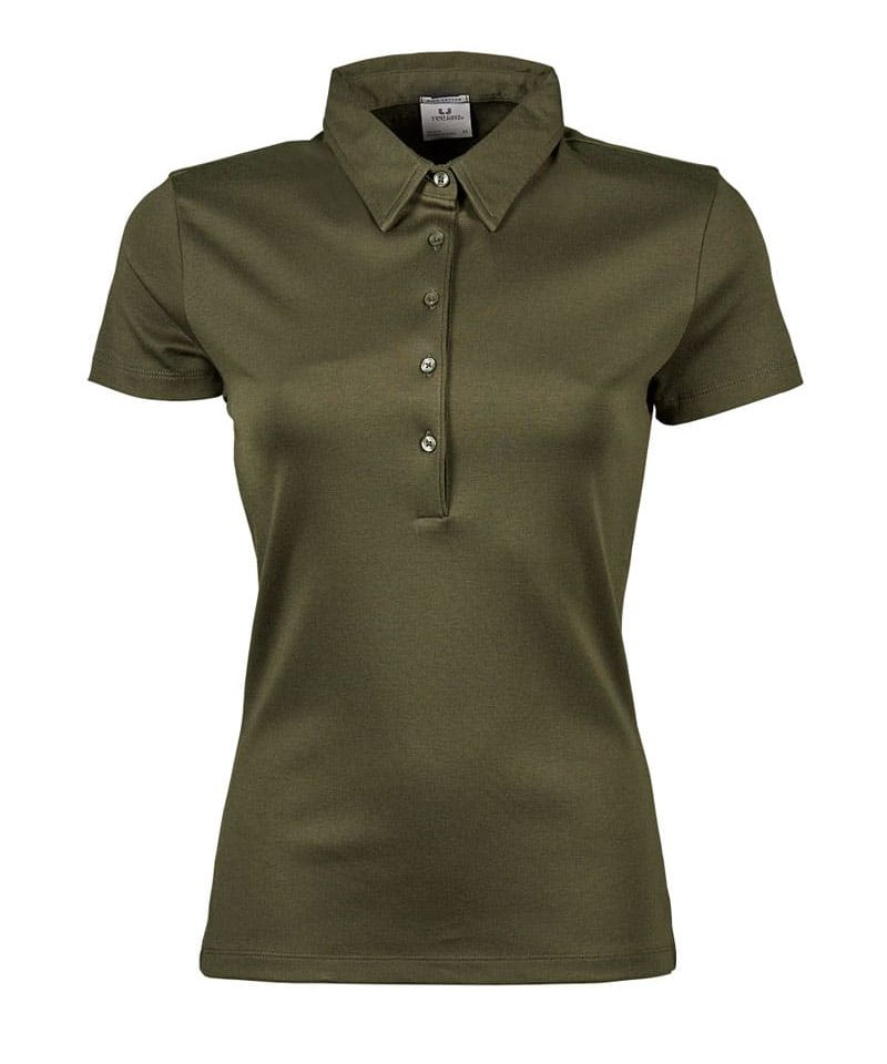 Polo donna in cotone TJ1441 10 polo-donna-in-cotone-TJ1441-verde-oliva