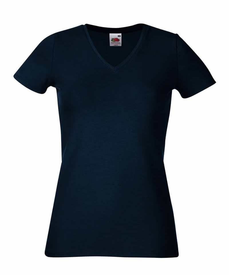 T-shirt donna collo V Fruit of the Loom FR613820 13 t-shirt-donna-personalizzate-collo-V-fruit-of-the-loom-FR613820-blu-navy