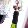 Tappo per bottiglie con palla di vetro Babbo Natale 0902360 1 tappi-vino-personalizzati-per-Natale-0902360a