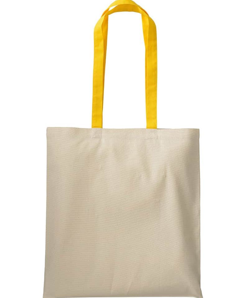Shopper bicolore 220g 17106 (multipli 20pz) 11 shopper-personalizzate-bicolore-17106-natural-giallo-up