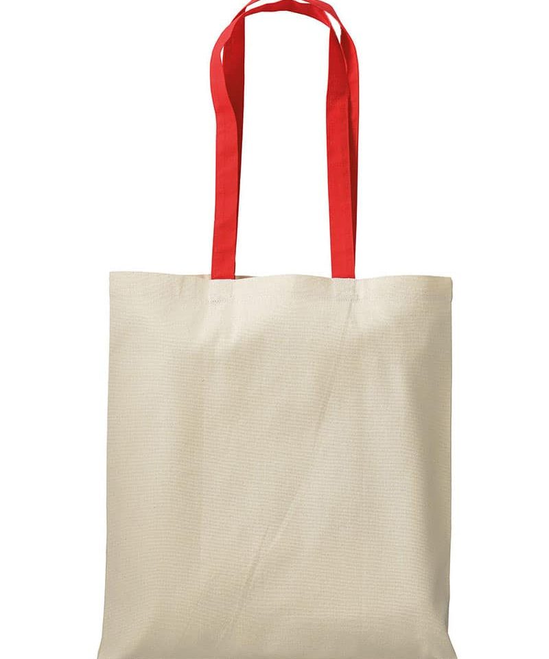 Shopper bicolore 220g 17106 (multipli 20pz) 14 shopper-personalizzate-bicolore-17106-natural-rosso-up