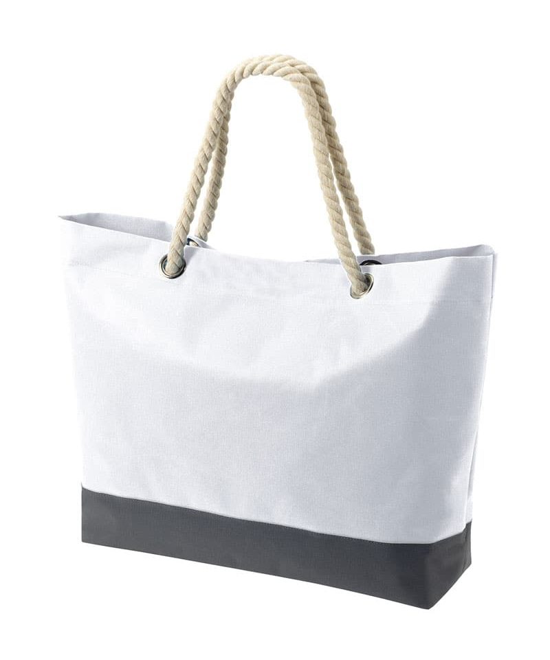 Borse mare bicolore Halfar H1807785 10 borse-mare-personalizzate-bicolore-H1807785-bianco