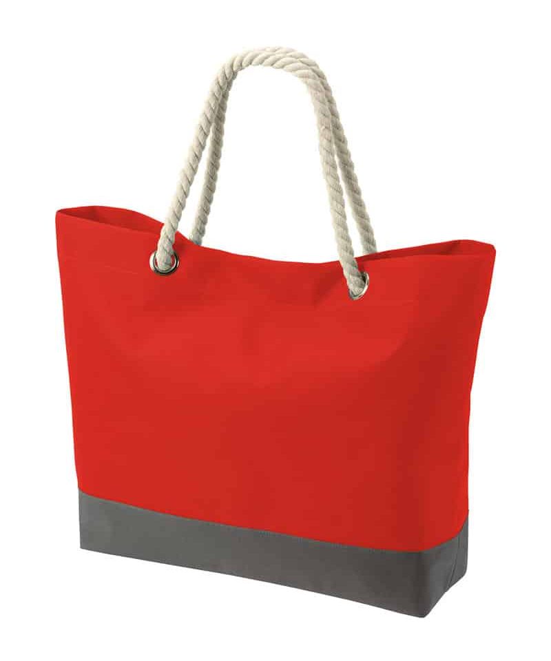 Borse mare bicolore Halfar H1807785 12 borse-mare-personalizzate-bicolore-H1807785-rosso