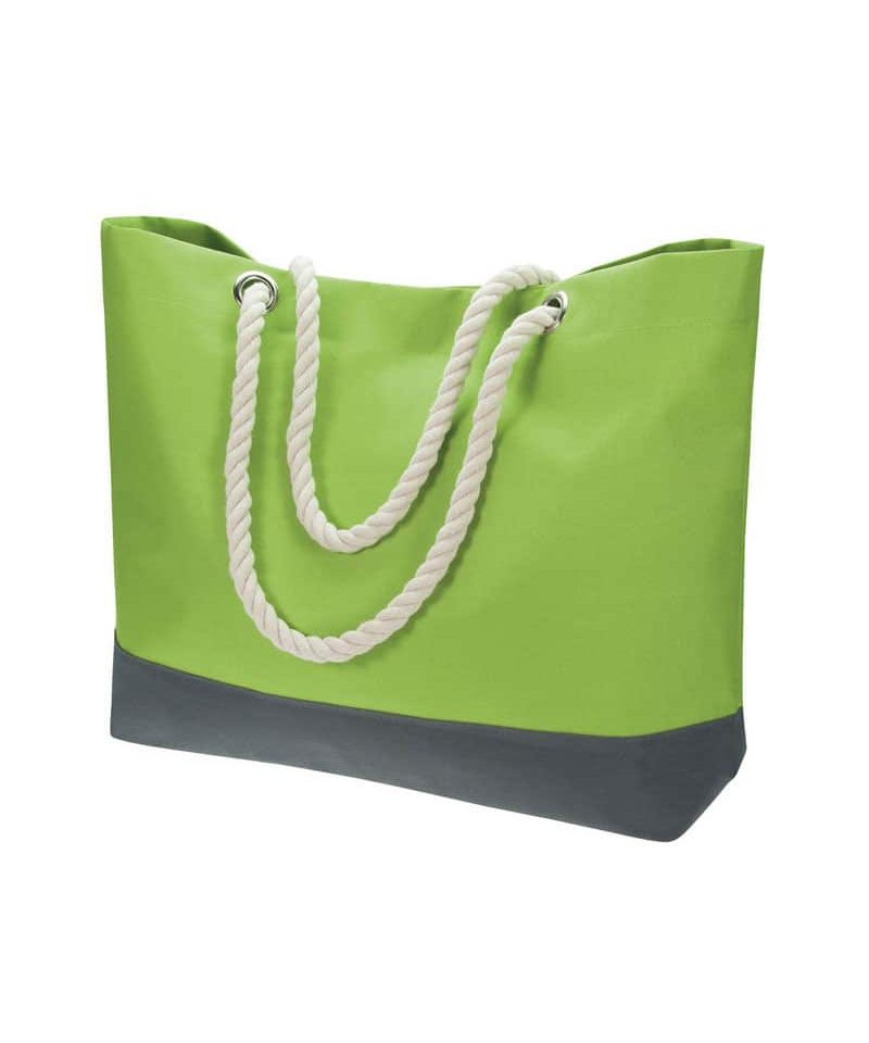 Borse mare bicolore Halfar H1807785 13 borse-mare-personalizzate-bicolore-H1807785-verde