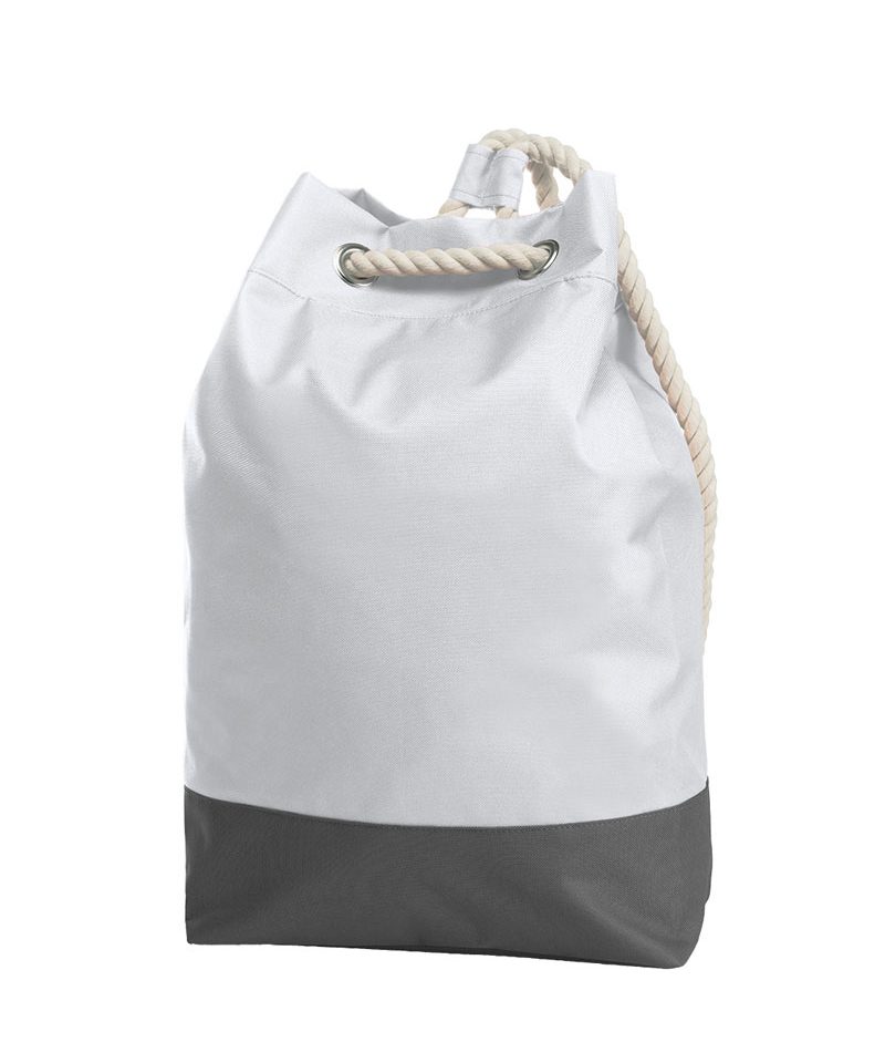 Sacche mare bicolore Halfar H1809996 13 sacche-mare-personalizzate-bicolore-H1809996-bianco