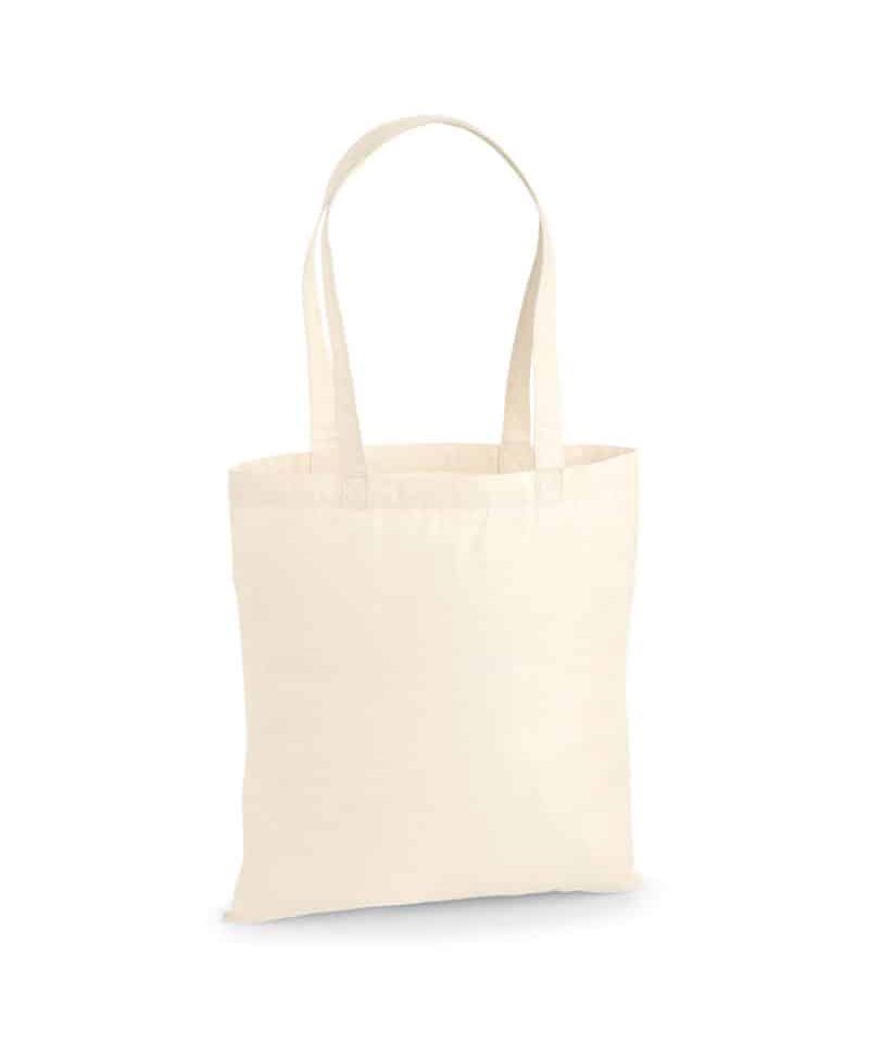 Shopper in cotone 200g/mq Westford Mill W201 12 Shopper in cotone pesante Westford Mill W201 naturale