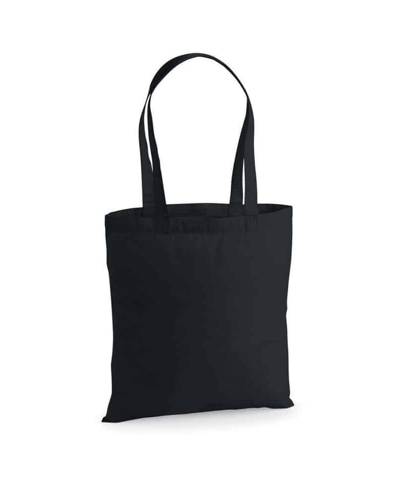 Shopper in cotone 200g/mq Westford Mill W201 15 Shopper in cotone pesante Westford Mill W201 nero